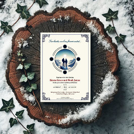 Romantisches Bergabenteuer Einladung