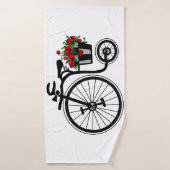 Romantisches Bike Badetuch Badehandtuch (Badehandtuch)