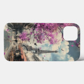 Romantisches Bild von PAris mit dem Eiffelturm Case-Mate iPhone Hülle (Rückseite (Horizontal))