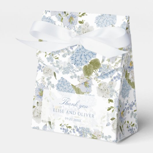 Romantisches Bläserblütenmuster Geschenkschachtel (Vorderseite)