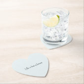 Romantisches Blau Leben ist nur ein Traum Untersetzer (Vor Ort)