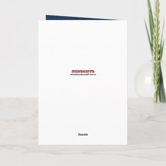 Romantisches blaues Silberherz Karte (Rückseite)