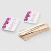 Romantisches Blumen-Bouquet-Hochzeitsprogramm Fächer (Non-assembled)