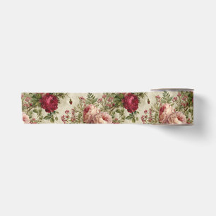Romantisches Blumendesign Satinband