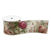 Romantisches Blumendesign Satinband (Spule)