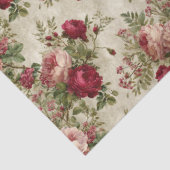 Romantisches Blumendesign Seidenpapier (Detail)