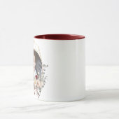 Romantisches Blumenfoto Tasse (Zentrum)
