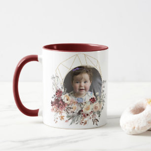 Romantisches Blumenfoto Tasse