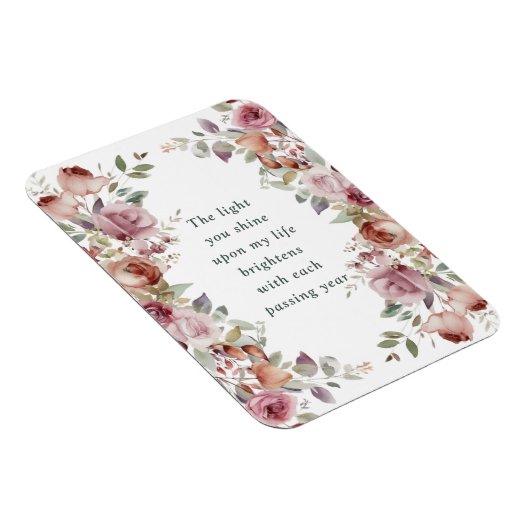 Romantisches Blumengeschenk Magnet (Rechte Seite)