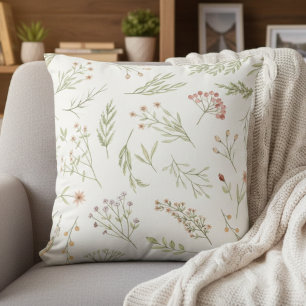 Romantisches Blumengewebe-Kissen Kissen