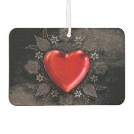 Romantisches Blumenherz Valentine Liebe Autolufterfrischer