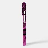 Romantisches Blumenherzenmuster Case-Mate iPhone Hülle (Rückseite / Links)