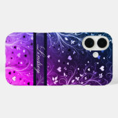 Romantisches Blumenherzenmuster Case-Mate iPhone Hülle (Rückseite (Horizontal))