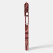 Romantisches Blumenherzenmuster Case-Mate iPhone Hülle (Rückseite / Links)