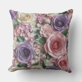 Romantisches Blumenkissen Kissen