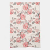 Romantisches Blumenmuster 8 Handtuch (Vertikal)