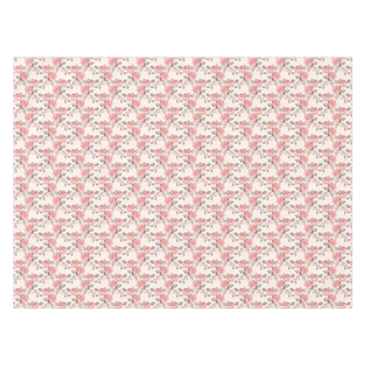 Romantisches Blumenmuster 8 Tischdecke (Vorderseite (Horizontal))