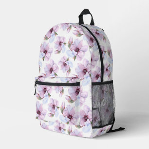 Romantisches Blumenmuster Bedruckter Rucksack