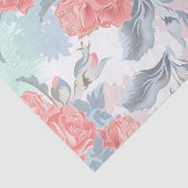 Romantisches Blumenmuster-Dekoupage Seidenpapier (Ausschnitt)