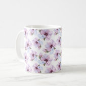 Romantisches Blumenmuster Kaffeetasse (Vorderseite Links)