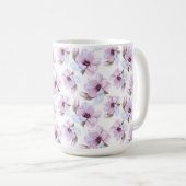 Romantisches Blumenmuster Kaffeetasse (VorderseiteRechts)