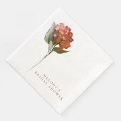 Romantisches Blumenpapier Partys Napkins Serviette (Ecke)