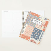 Romantisches Blumenpatchwork in Rosé und Elfenbein Planer (Anzeige)
