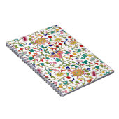 Romantisches Blumenziermuster Notizblock (Rechte Seite)