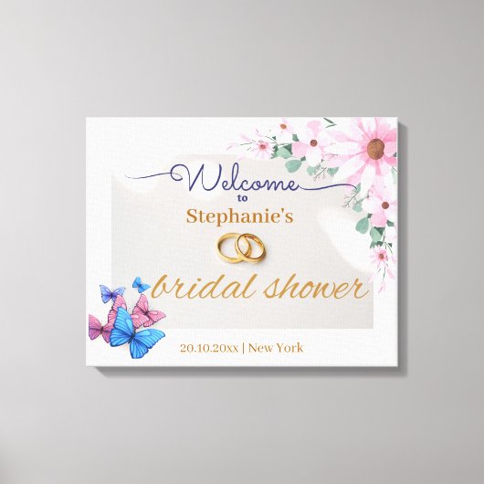 Romantisches Blumenzwiebelposter Leinwanddruck (Vorderseite)