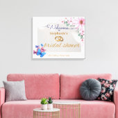 Romantisches Blumenzwiebelposter Leinwanddruck (Insitu (Wohnzimmer))