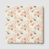 Romantisches Blush Gold Wedding Gästebuch (Rückseite)