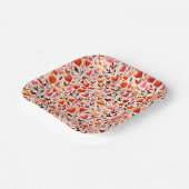 Romantisches Blut: Valentinstag Pappteller (Gewinkelt)