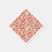 Romantisches Blut: Valentinstag Serviette (Ecke)