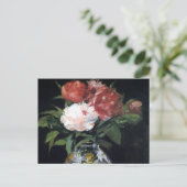 Romantisches Bouquet Rose Bridal Postcard Einladungspostkarte (Stehend Vorderseite)