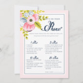 Romantisches Brautparty (Vorderseite)