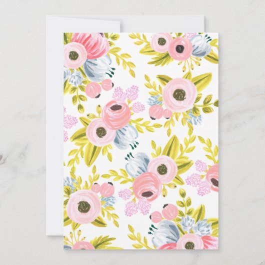 Romantisches Brautparty (Rückseite)