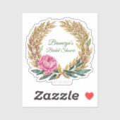 Romantisches Brautparty Aufkleber (Blatt)