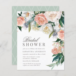 Romantisches Brautparty der Wasserfarben