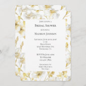 Romantisches Brautparty Einladung (Vorne/Hinten)