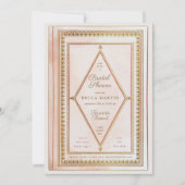 Romantisches Brautparty Einladung (Vorderseite)