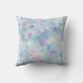 Romantisches Brautparty Hübscher Lavendel-Blume Kissen (Rückseite)