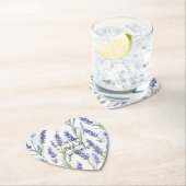 Romantisches Brautparty Hübscher Lavendel-Blume Untersetzer (Vor Ort)