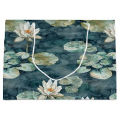 Romantisches Brautparty "Seen Liege florales" Große Geschenktüte (Vorderseite)