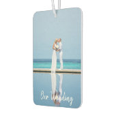 Romantisches Bride Groom Foto Unsere Hochzeitsstip Autolufterfrischer (Links)