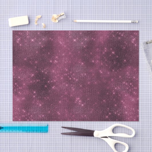 Romantisches Burgund Sparkle Glitzy Brautparty Seidenpapier (Handwerk)