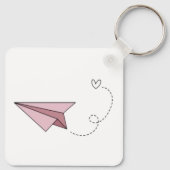 Romantisches Camping Sunset - Schlüsselanhänger (Rückseite)