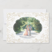 Romantisches Chinoiserie Antikes Französisches Gol Save The Date (Vorderseite)