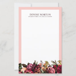 Romantisches Chrysanthemum auf Gossamer Pink