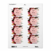 Romantisches Chrysanthemum auf Gossamer Pink (Vorne)