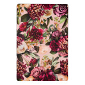 Romantisches Chrysanthemum auf Gossamer Pink Mini Klemmbrett (Rückseite)